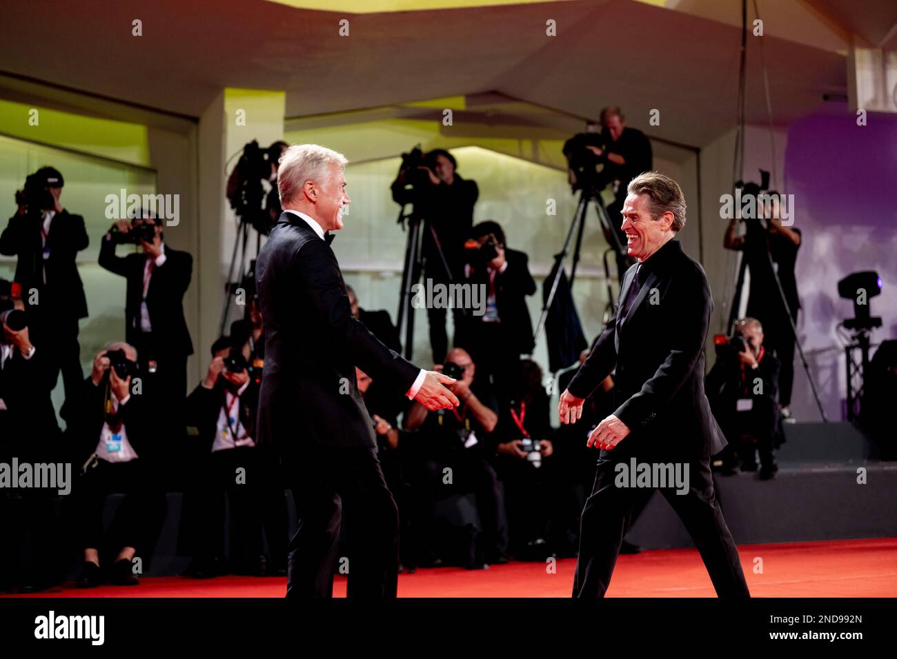 Venice, Venice, Italy, 06th September, 2022, Willem Dafoe & Christoph