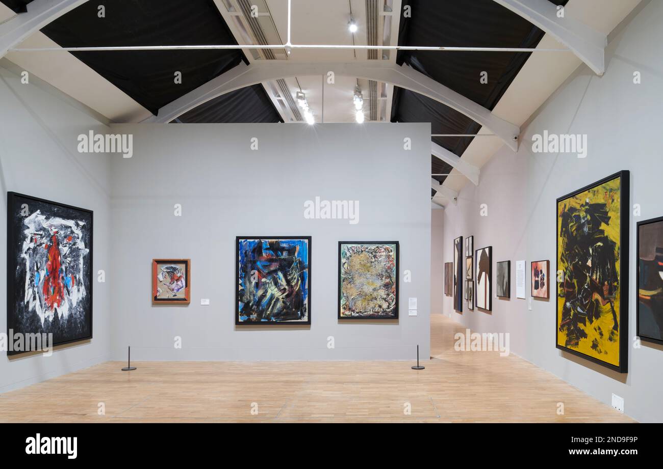 Installation views of Action, Gesture, Paint Women Artists and Global