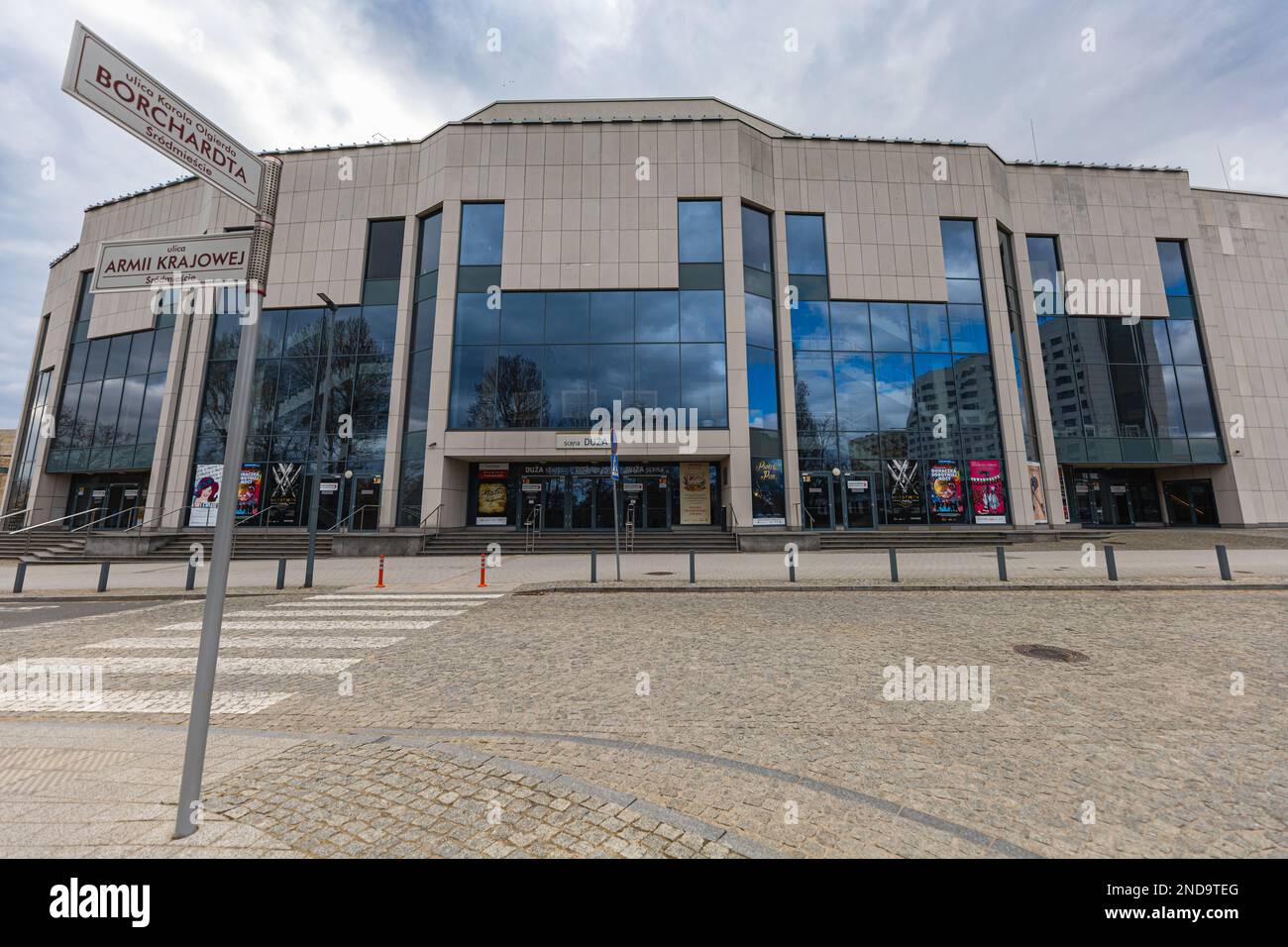 Gdynia, Poland - April 2022: Facade of Musical Theater Danuta Baduszkowa Stock Photo