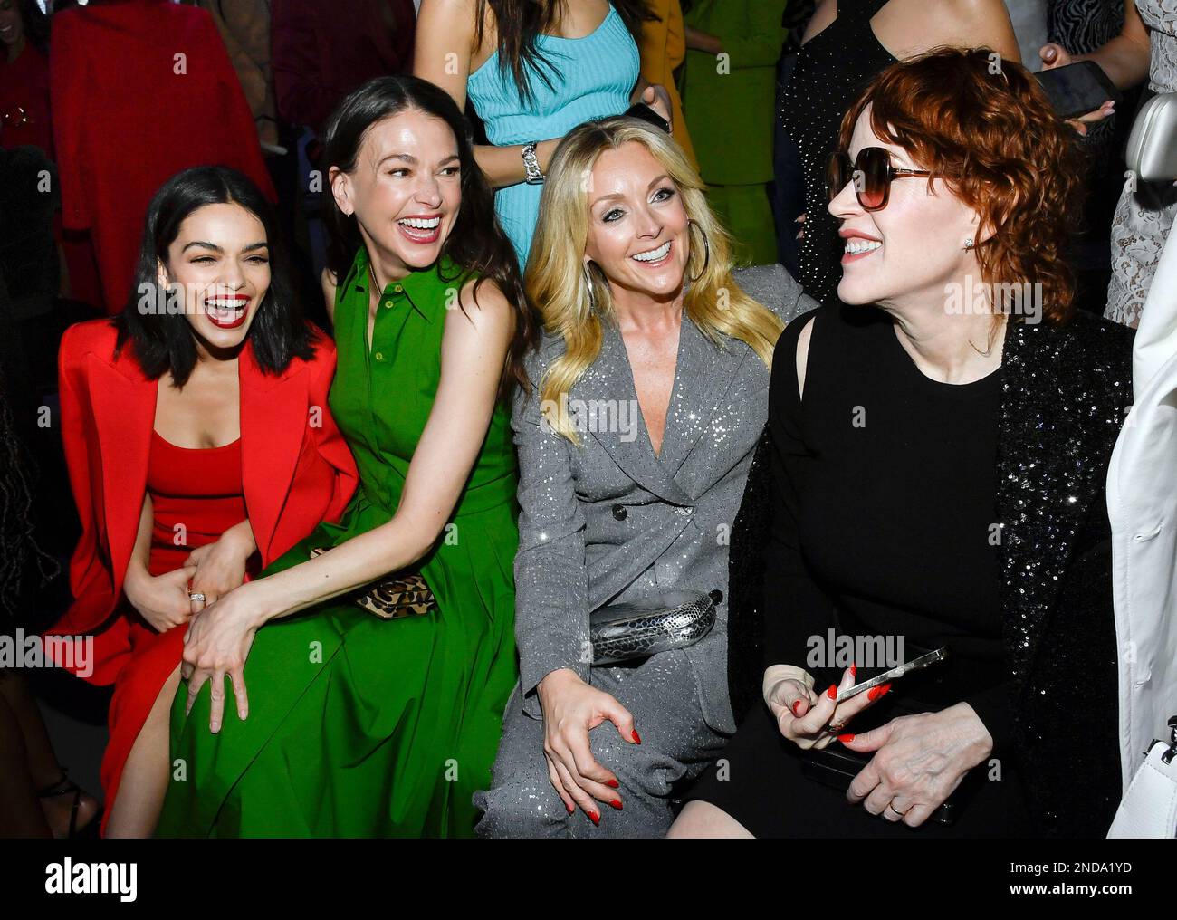 Rachel Zegler, from left, Sutton Foster, Jane Krakowski and Molly