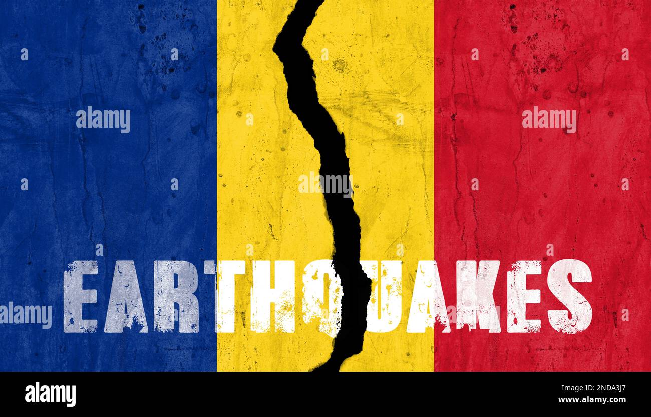 Cracks with text earthquakes hi-res stock photography and images - Alamy