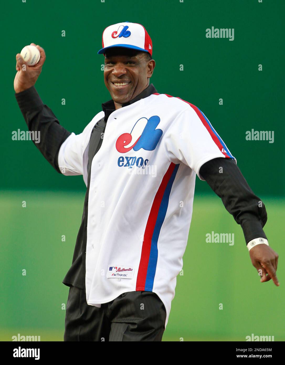 Montreal Expos Andre Dawson (10) in action during a game from his