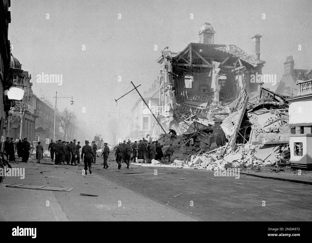 Rubble Running Town on thecoast has just been the target of a hit-run raider that ...