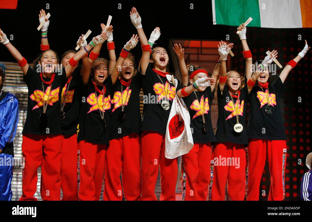 In This Aug. 1, 2010 Photo, Japanese Dancers Star Team Celebrate Their ...