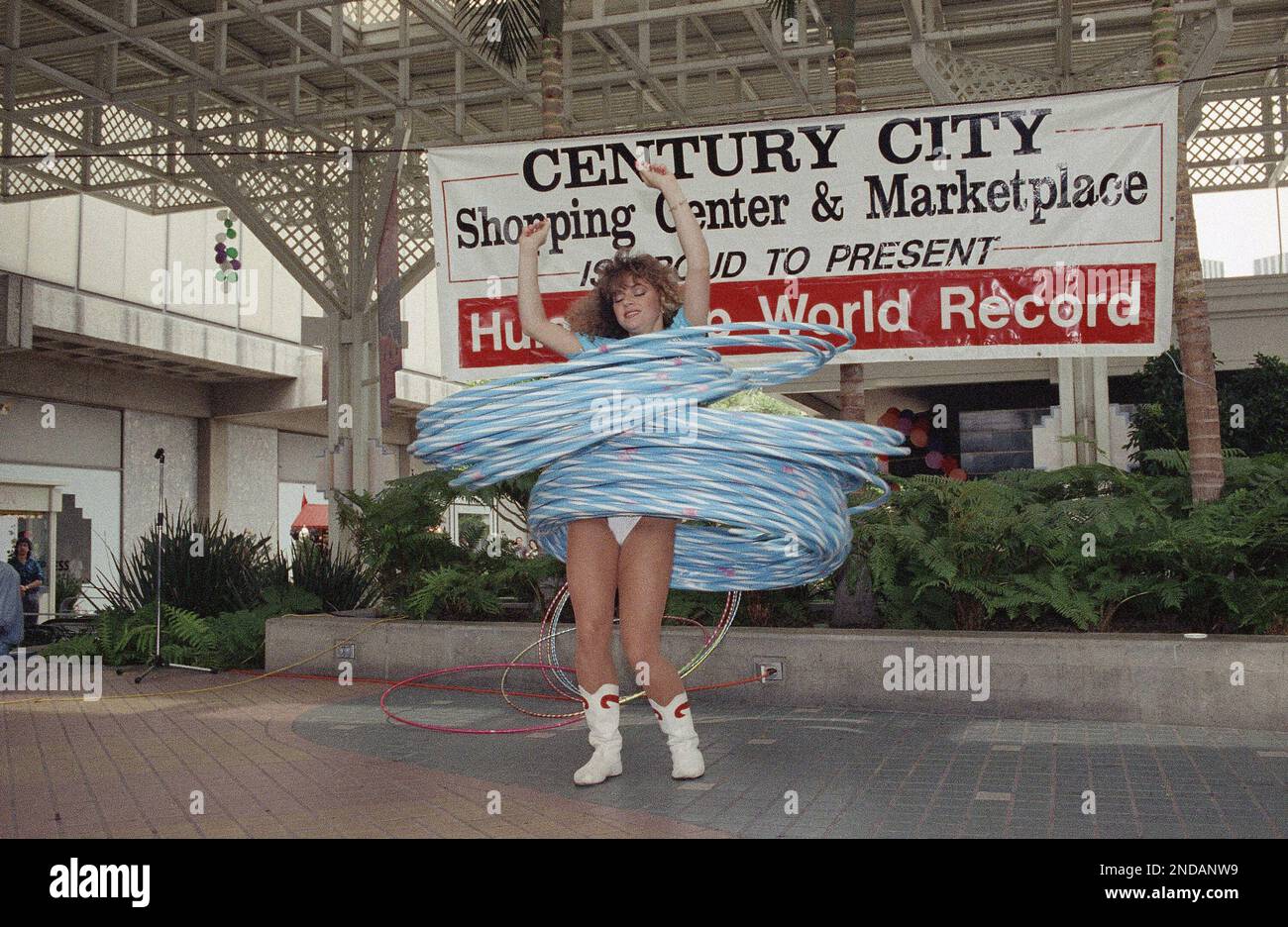 Dessi Kehaiova, a hula hoop artist with Ringling Bros. and Barnum
