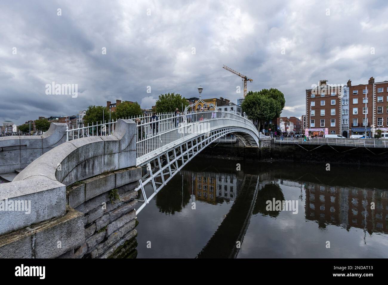 Hapenny bridge sunset hi-res stock photography and images - Alamy