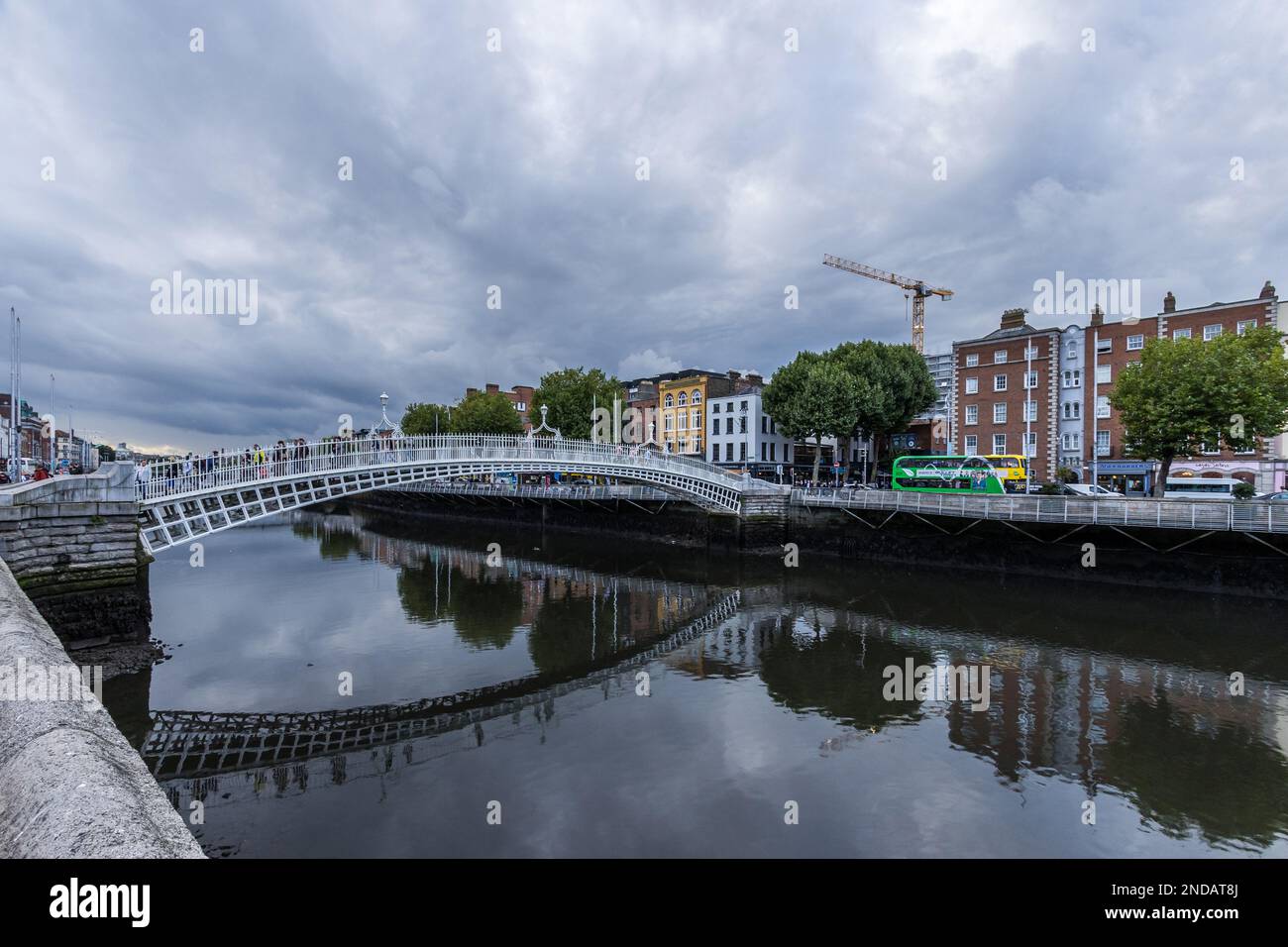 Hapenny bridge sunset hi-res stock photography and images - Alamy