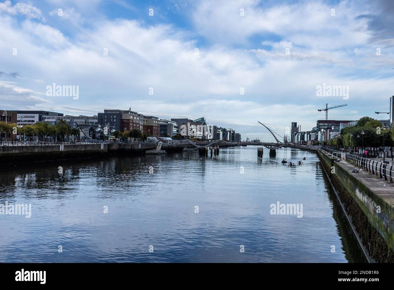 Dublin on the River liffey Stock Photo - Alamy