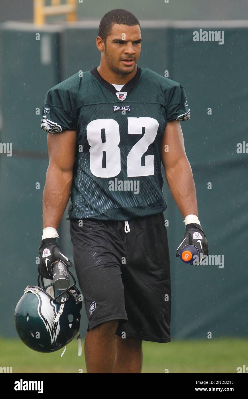 PHILADELPHIA, PA - AUGUST 02: Philadelphia Eagles defensive tackle Kobe  Smith (50) looks on during training camp on July 29, 2022 at the NovaCare  Complex in Philadelphia PA.(Photo by Andy Lewis/Icon Sportswire) (