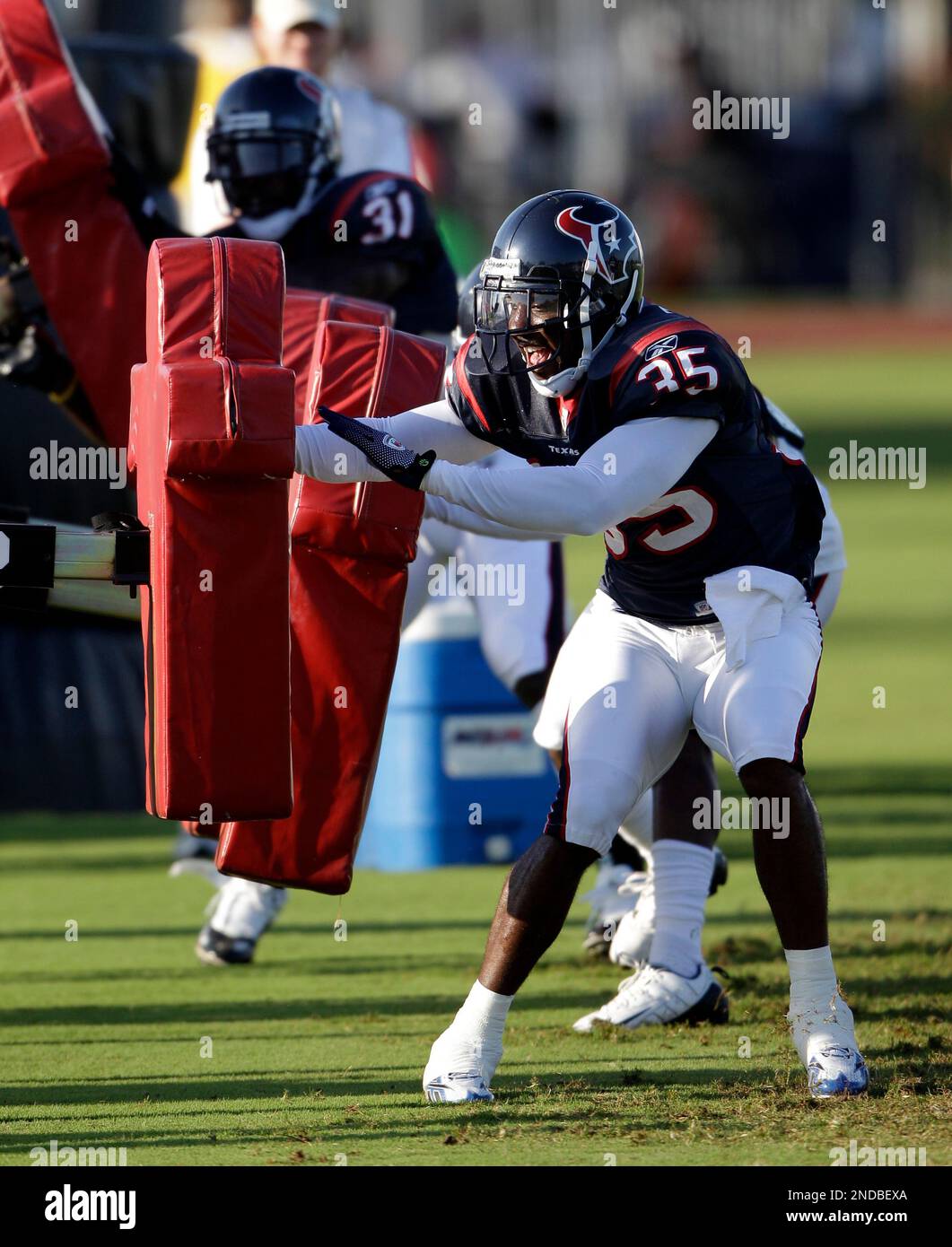 Houston Texans cornerback Jacques Reeves (35) during a NFL football ...