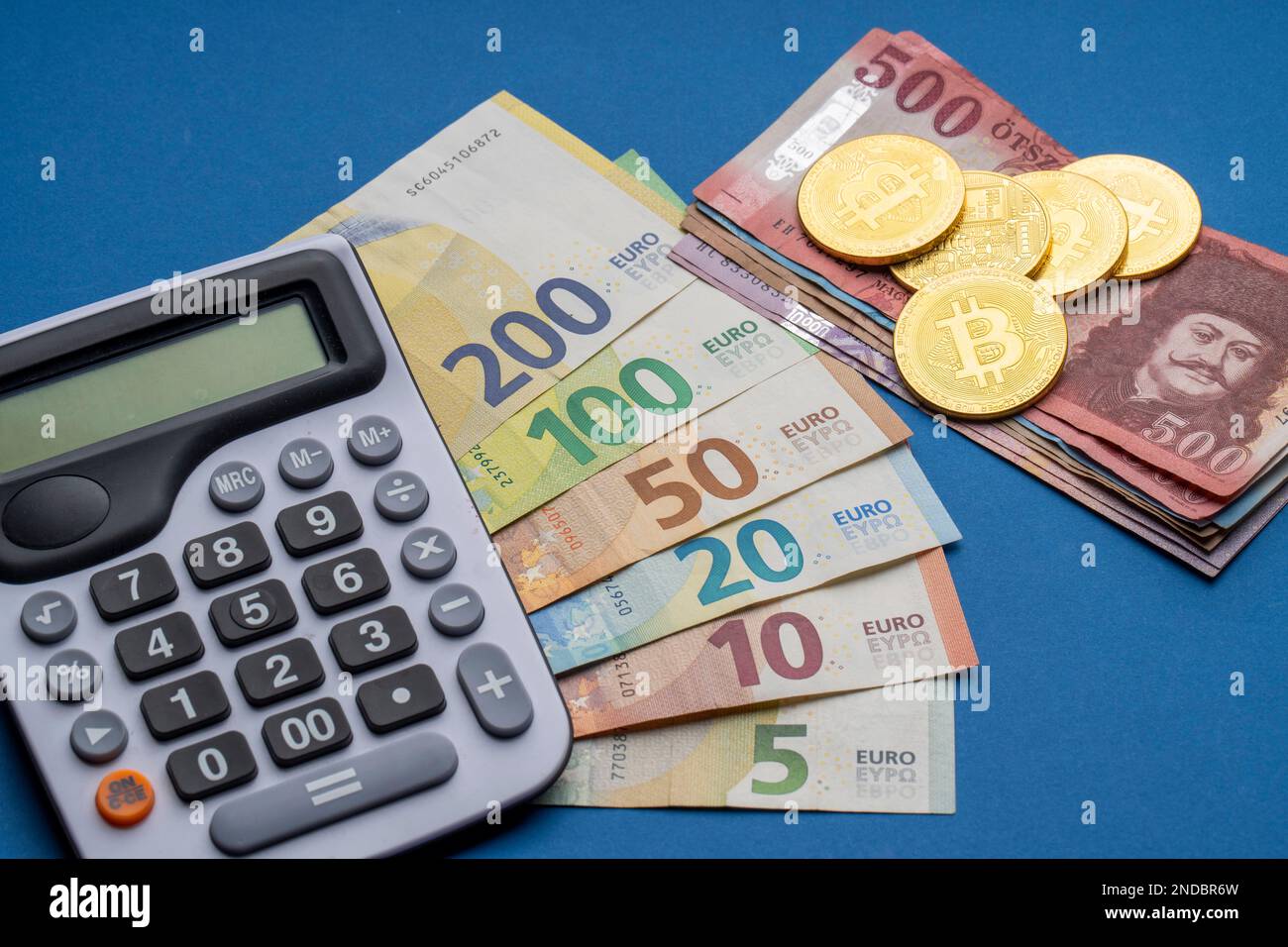 Bitcoin calculator hi-res stock photography and images - Alamy
