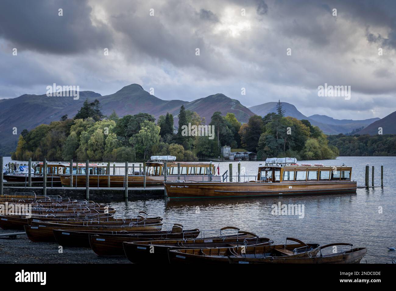 Derwentwater Keswick The Lake District Cumbria UK Stock Photo