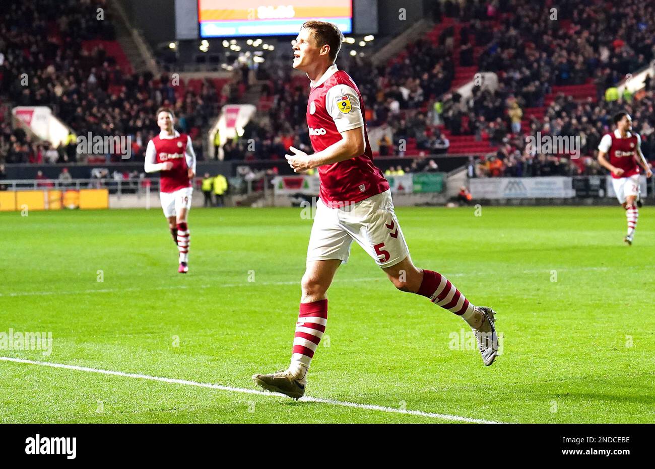 Bristol City's Rob Atkinson celebrates scoring their side's first goal