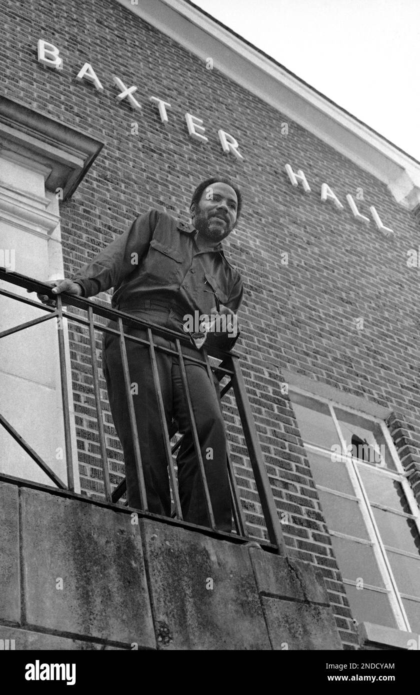 James Meredith revisits Baxter Hall, down at the far end of the Ole Miss campus in Oxford, Miss