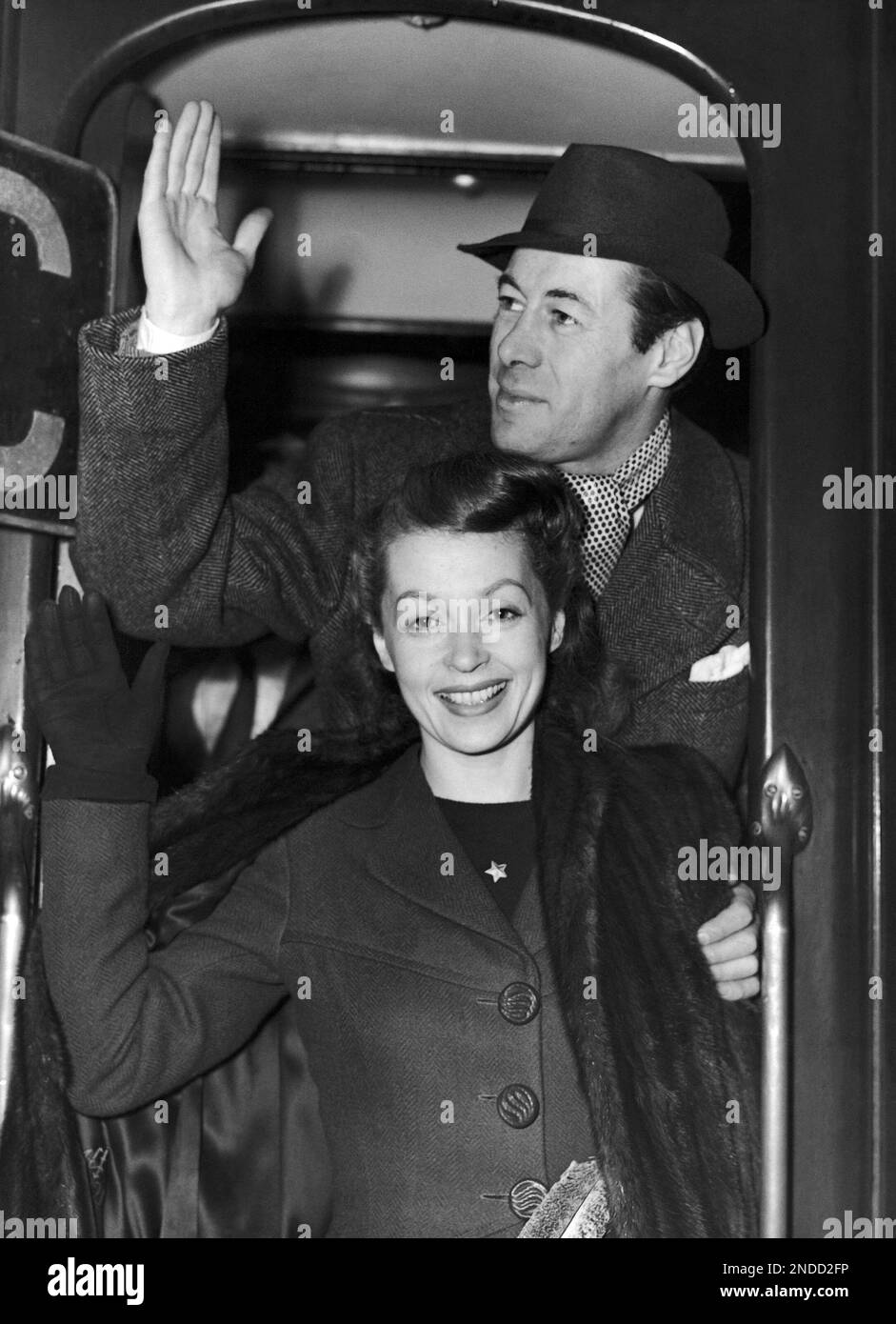 British film star Rex Harrison and his wife, German actress Lilli ...