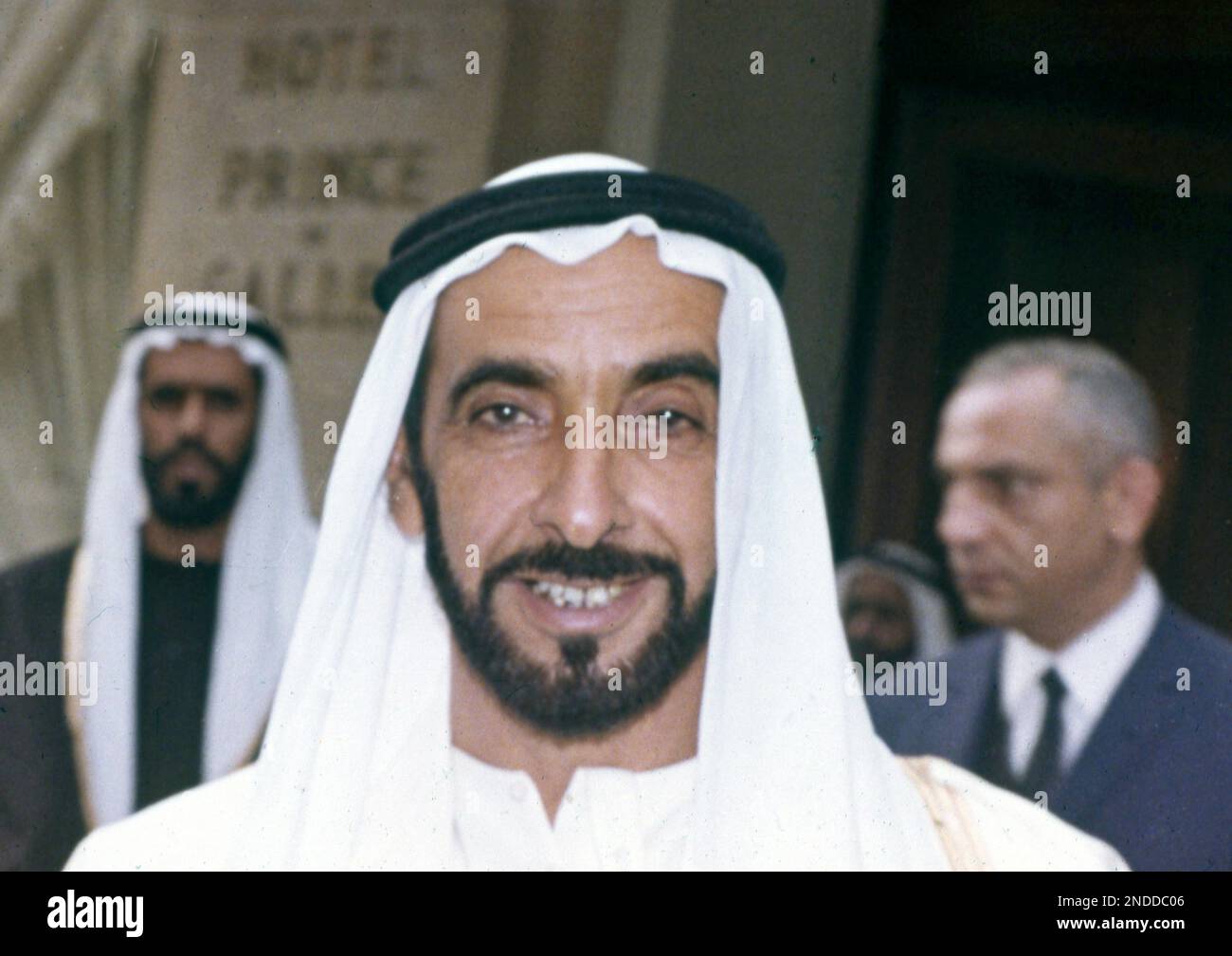 Sheikh Zayed bin Sultan Al Nahyan, Sultan of Abu Dhabi in 1968. (AP