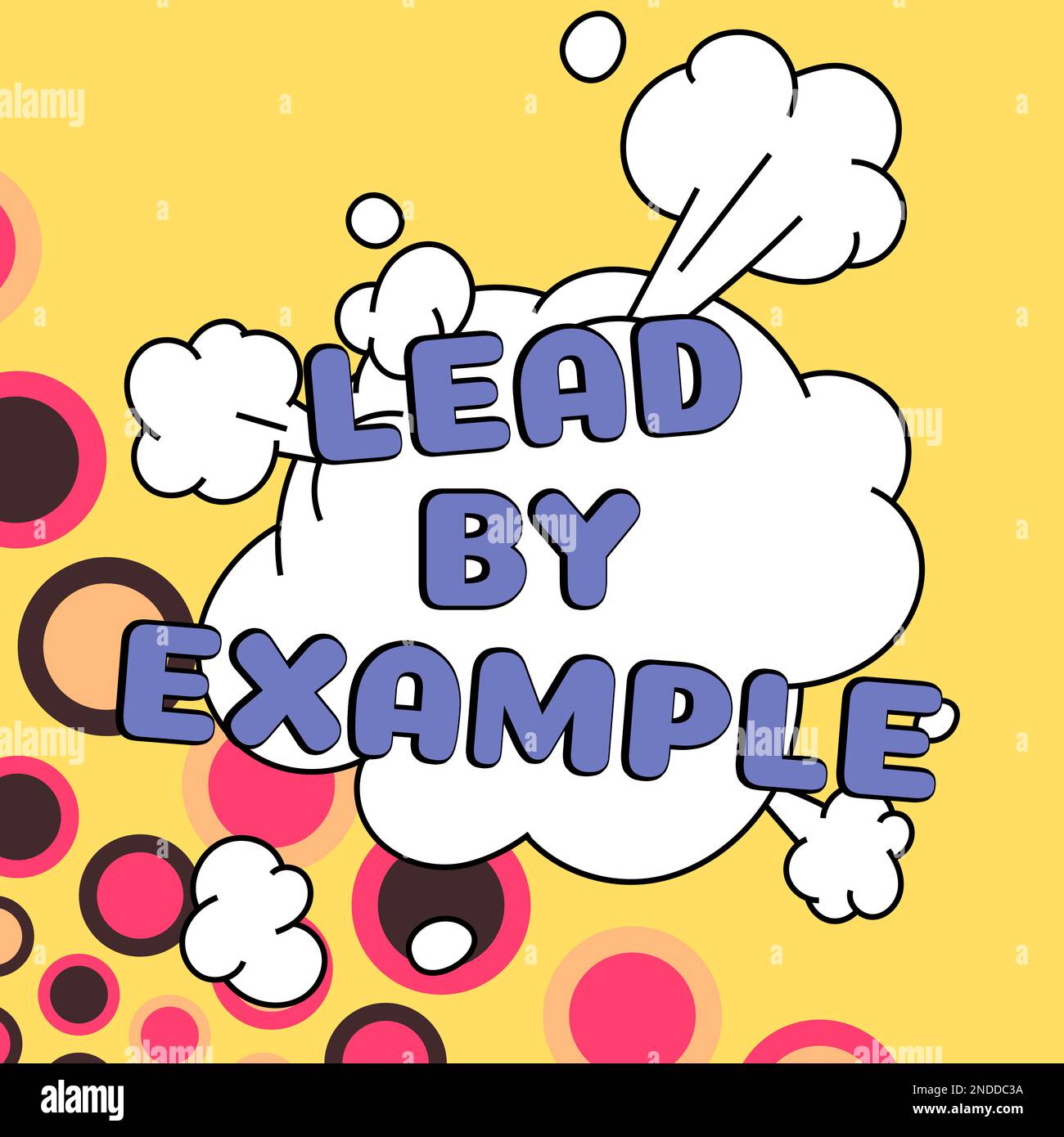 Lead By Example Message Hand writing sign Lead By Example. Internet Concept Be a mentor leader ...
