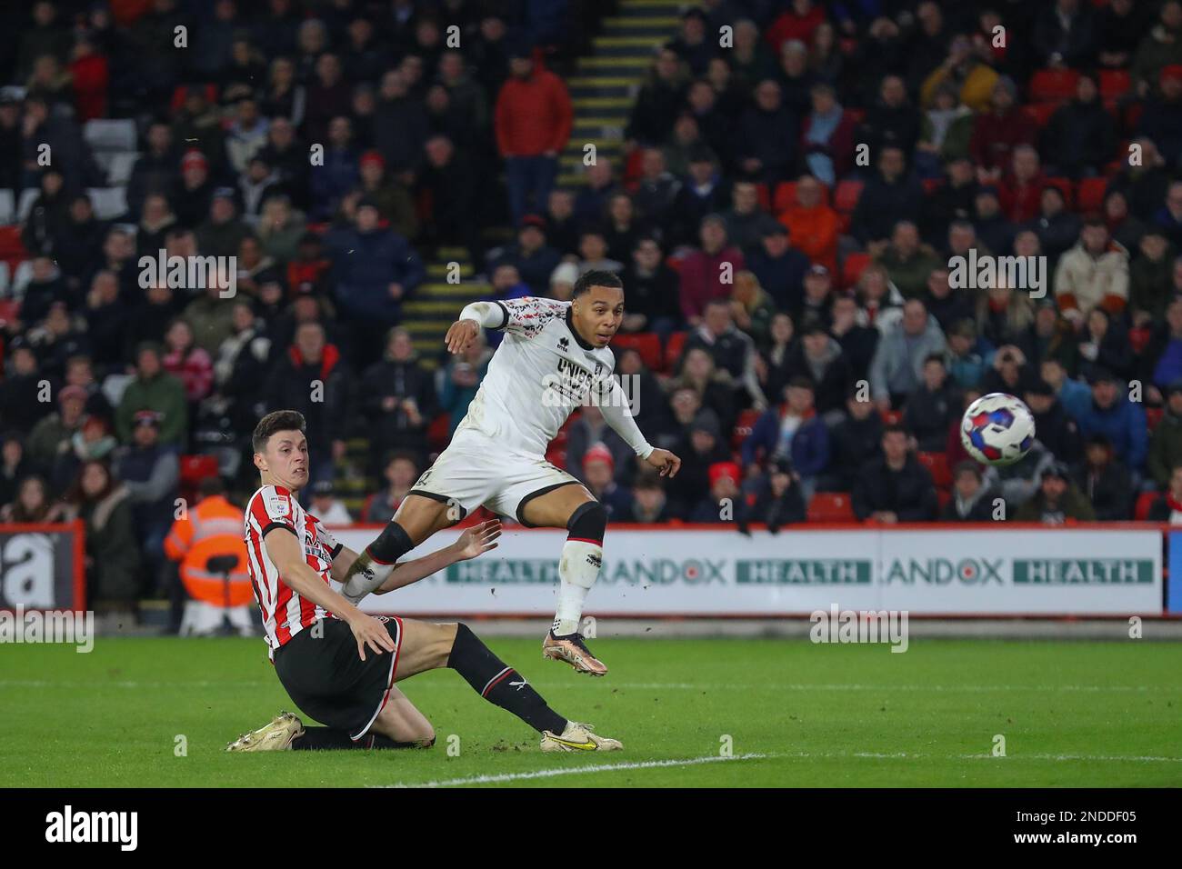 Cameron Archer #10 of Middlesbrough scores a goal to make it 12 during