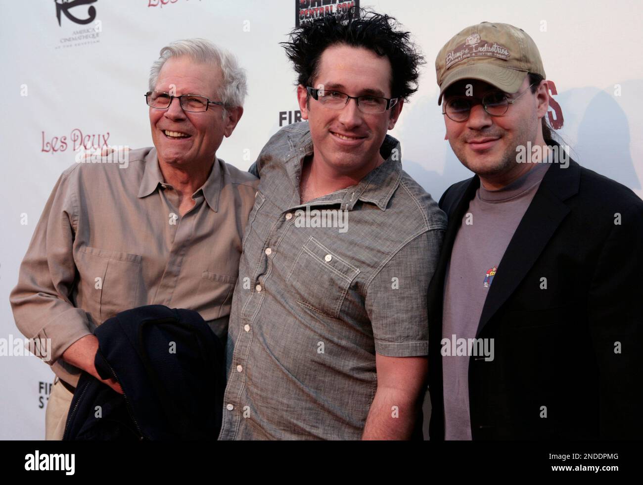 Directors Tom Holland, Darren Bousman and Adam Rifkin pose at the ...
