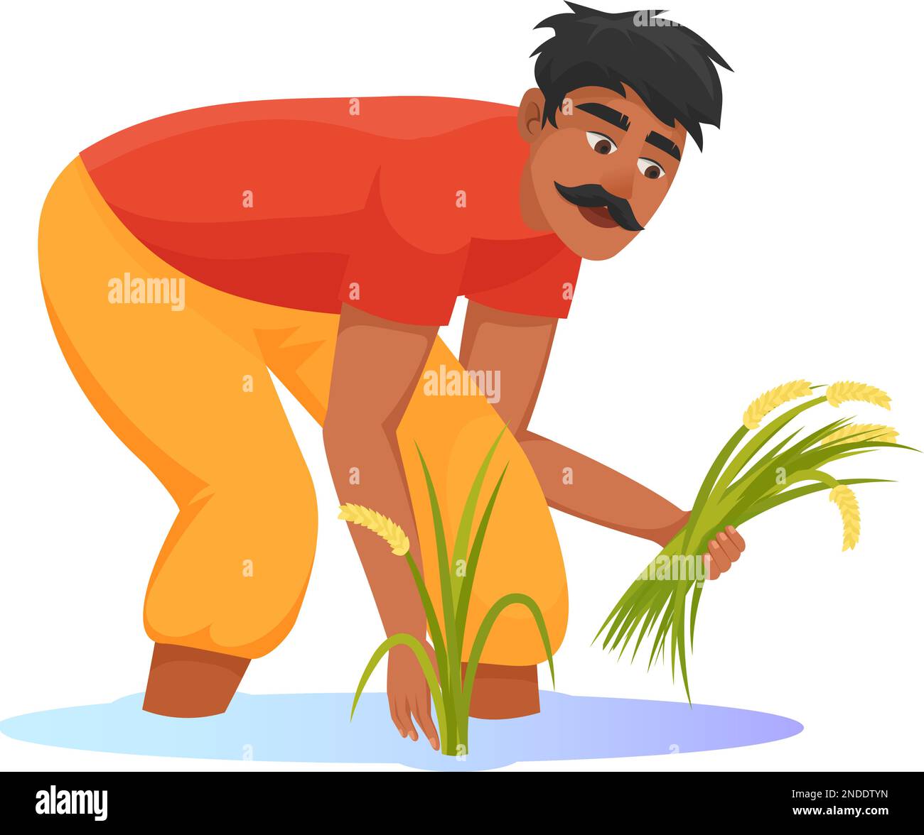Asia rural production Stock Vector Images Alamy