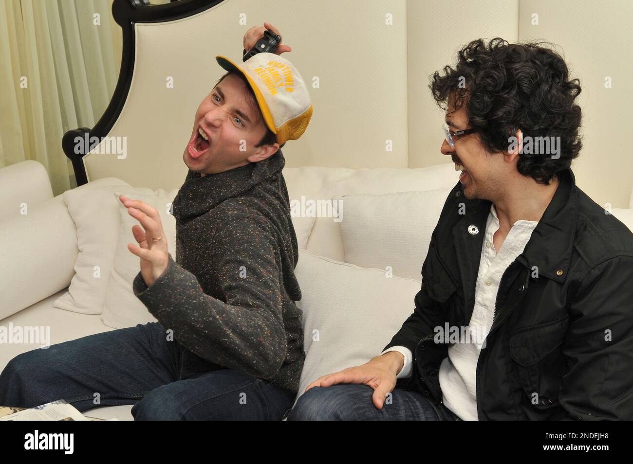 Actors Vincent Kartheiser and Geoffrey Arend attend the Prince of Persia:  The Forgotten Sands gifting suite hosted by Ubisoft to promote the launch  of the new video game on May 18, 2010