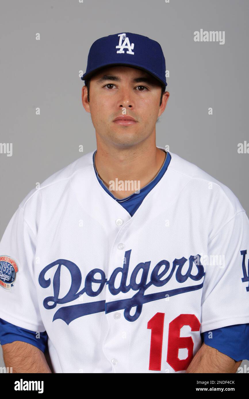 This photo taken Feb. 27, 2010 shows Los Angeles Dodgers' Andre Ethier  during photo day at the team's spring training facility in Glendale, Ariz.  Ethier was named a starting outfielder for the