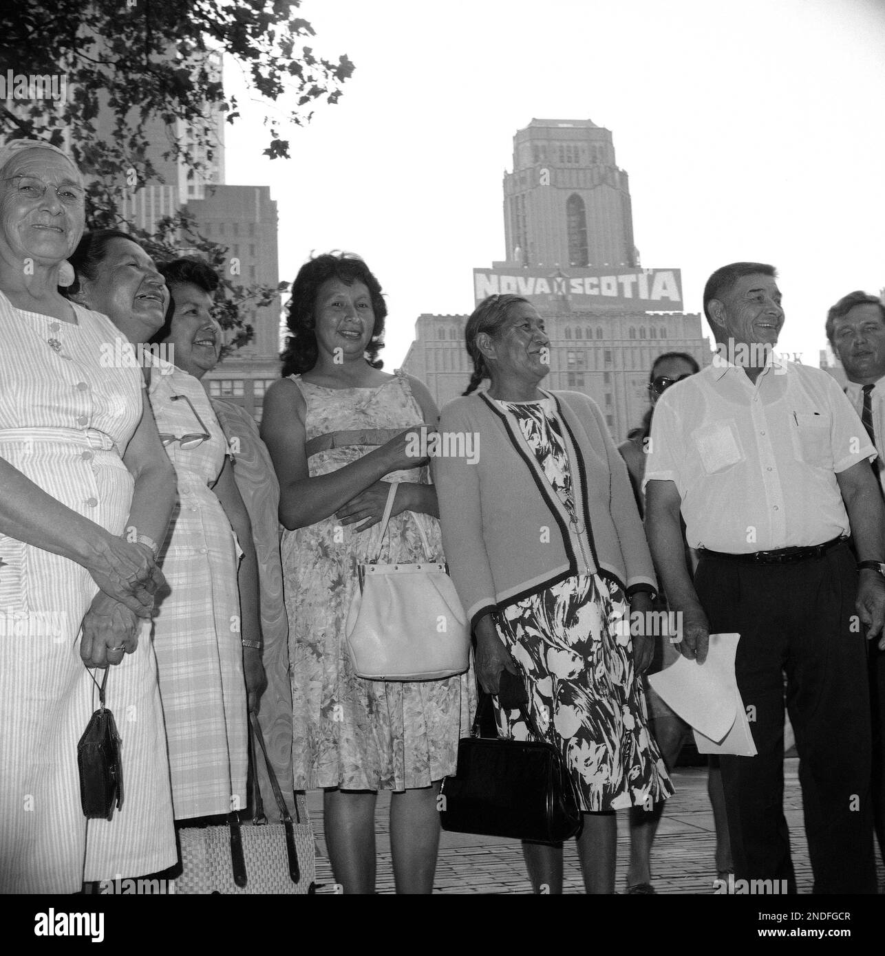 A delegation of Sioux Indians from the devil’s lake Sioux tribe at Fort