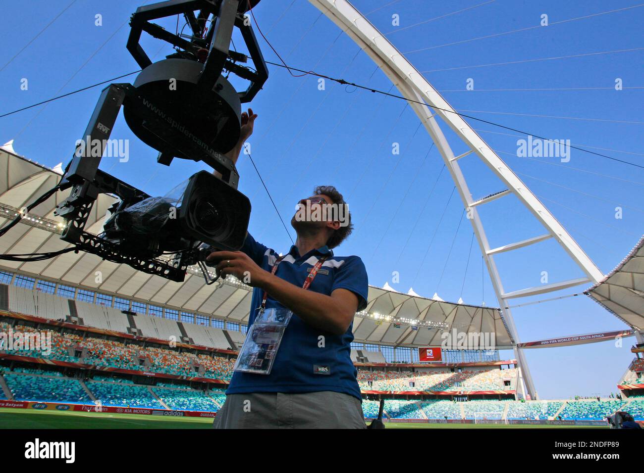 Felix Werremeier Controls The Spider Camera At The Moses Mabidha felix-werremeier-controls-the-spider-camera-at-the-moses-mabidha