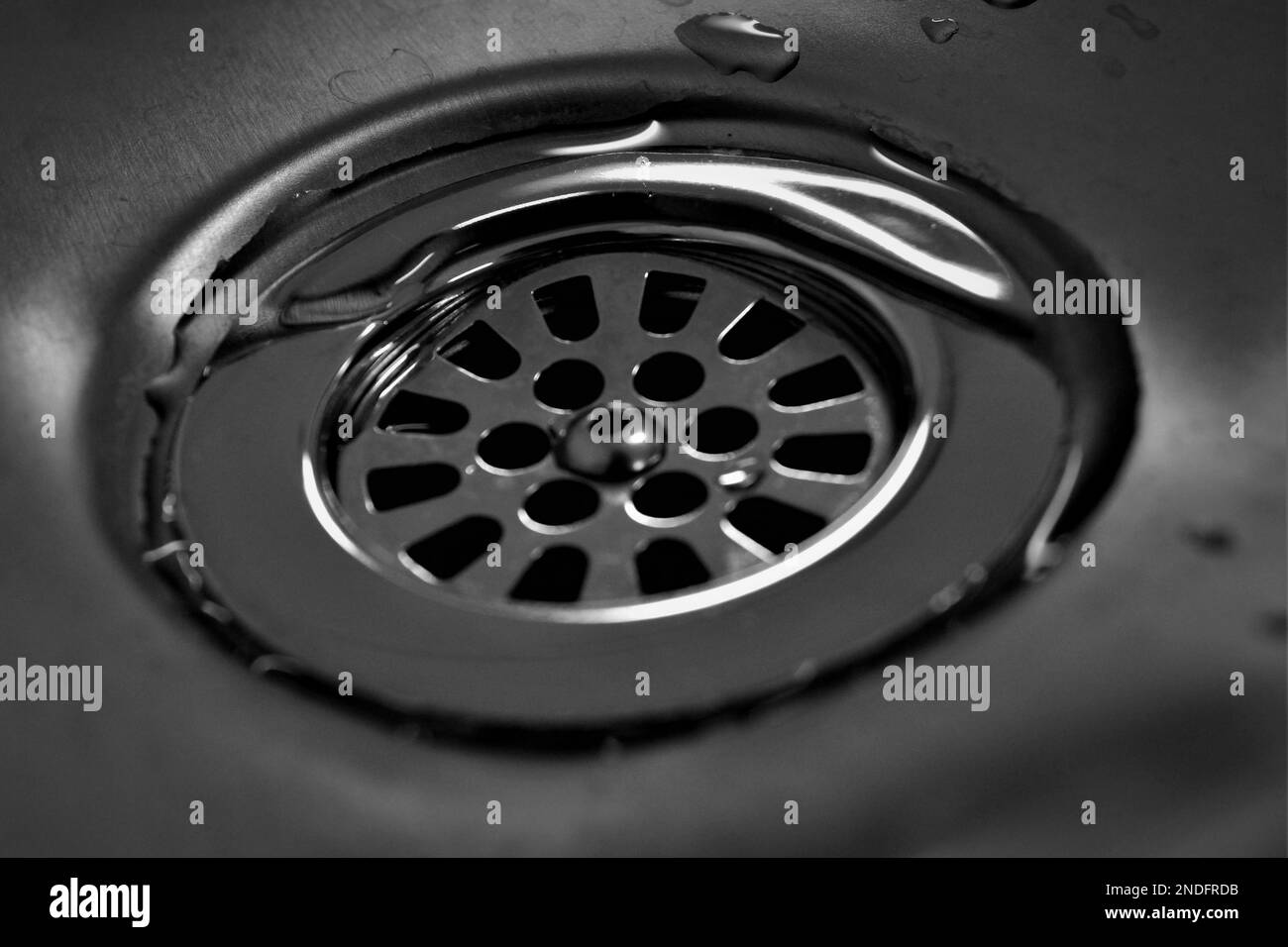 Water drinking fountain drain Stock Photo Alamy