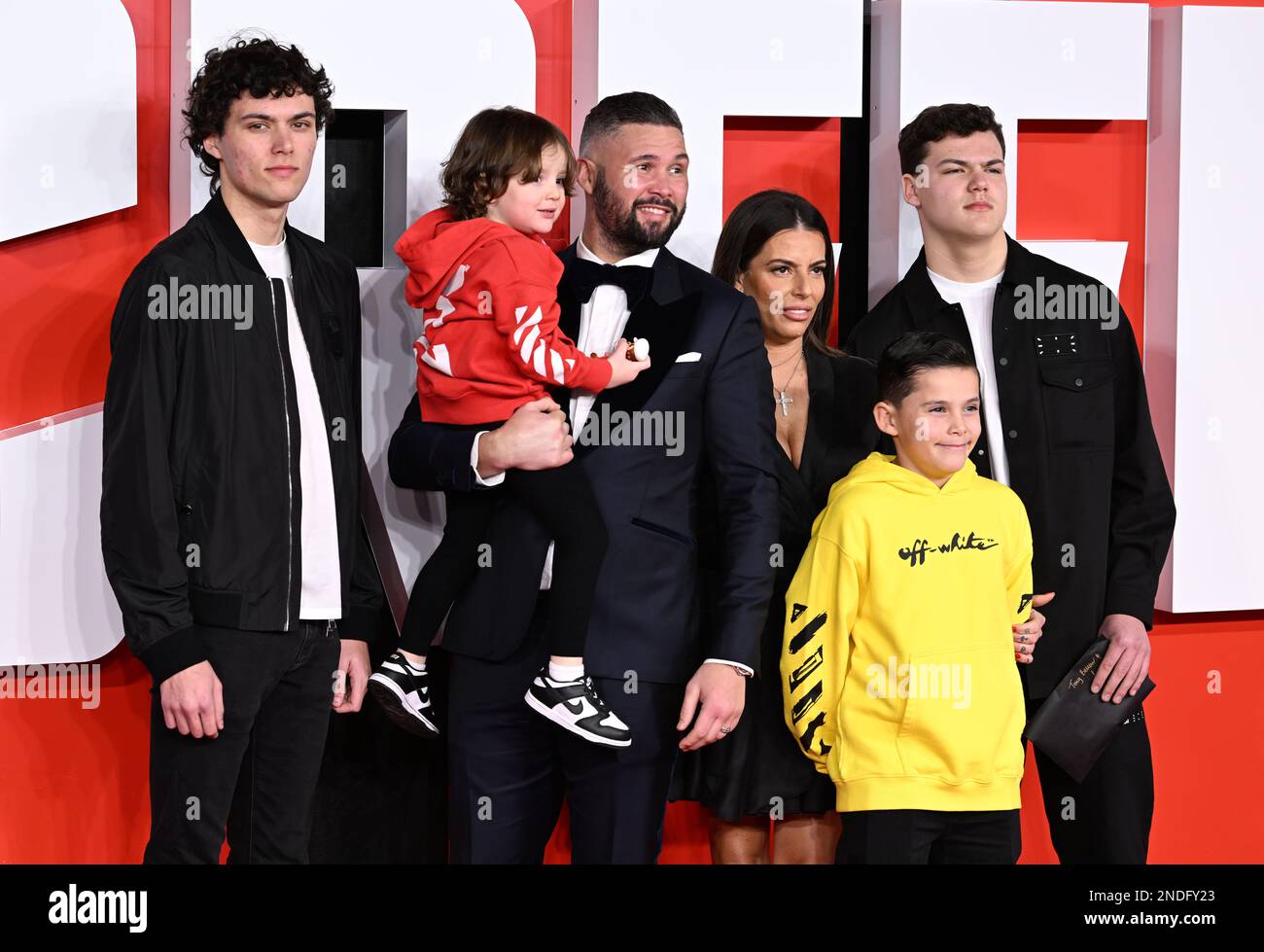 London, UK. 15th Feb, 2023. February 15th, 2023, London, UK. Tony Bellew arriving at the European Premiere of Creed III, Cineworld, Leicester Square, London. Credit: Doug Peters/Alamy Live News Stock Photo