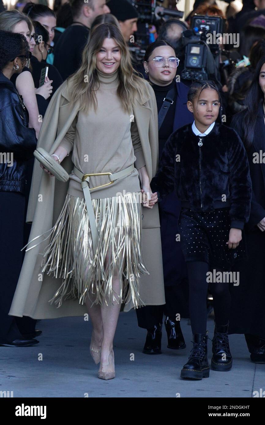 New York, NY, USA. 15th Feb, 2023. Ellen Pompeo, Sienna May Pompeo