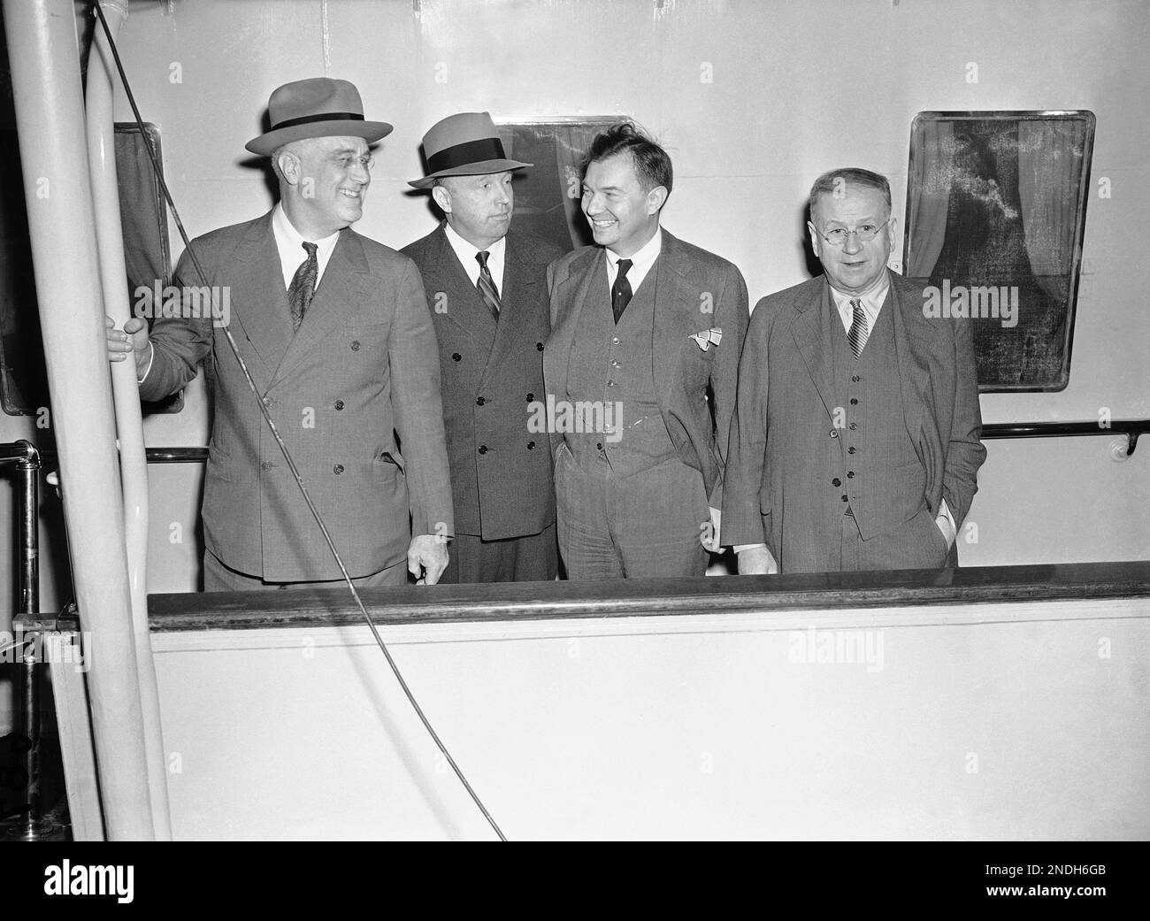 President Franklin D. Roosevelt, Rear Admiral Ross T. McIntire