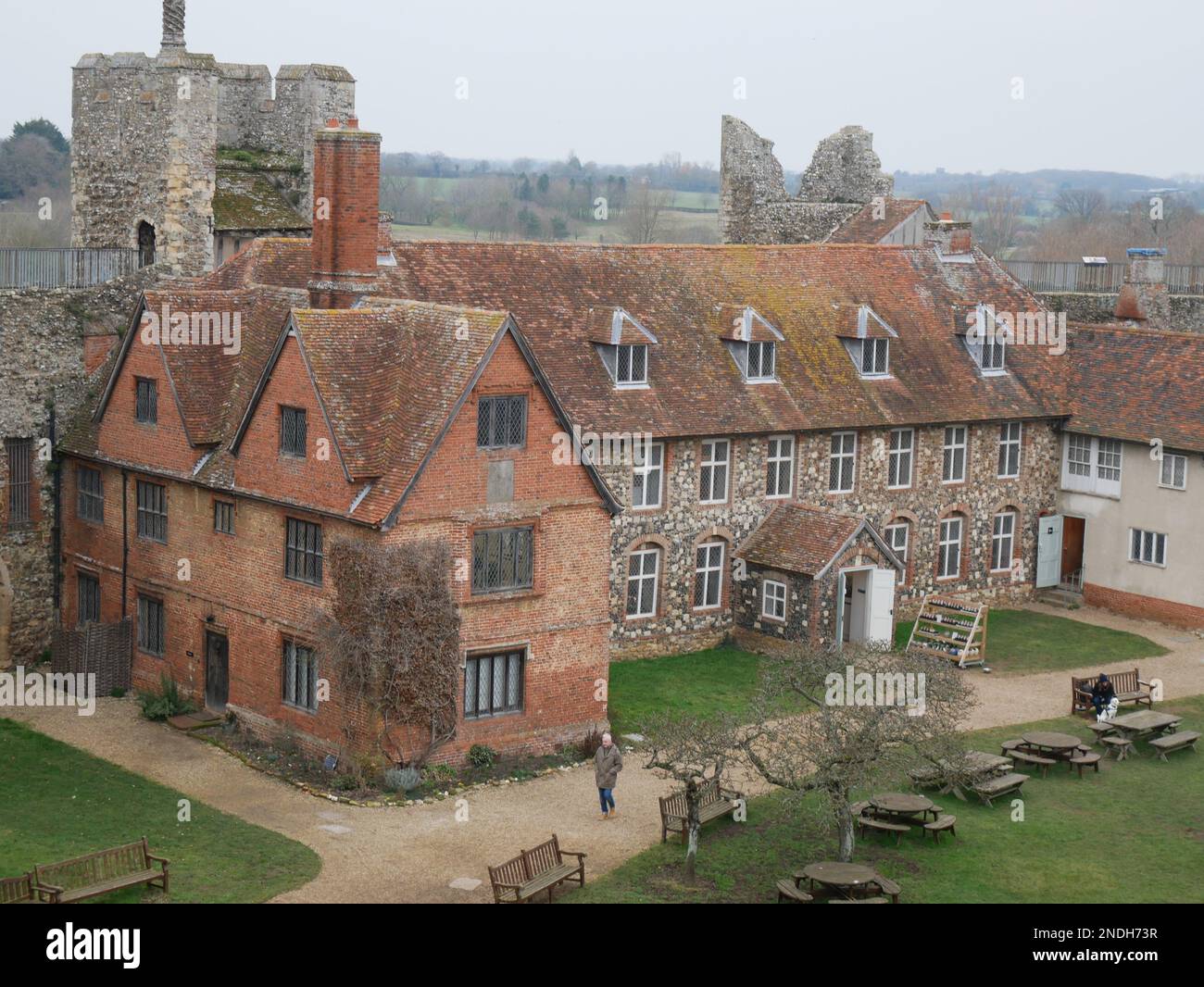 The Castle, Framlingham, Suffolk, England Stock Photo Alamy