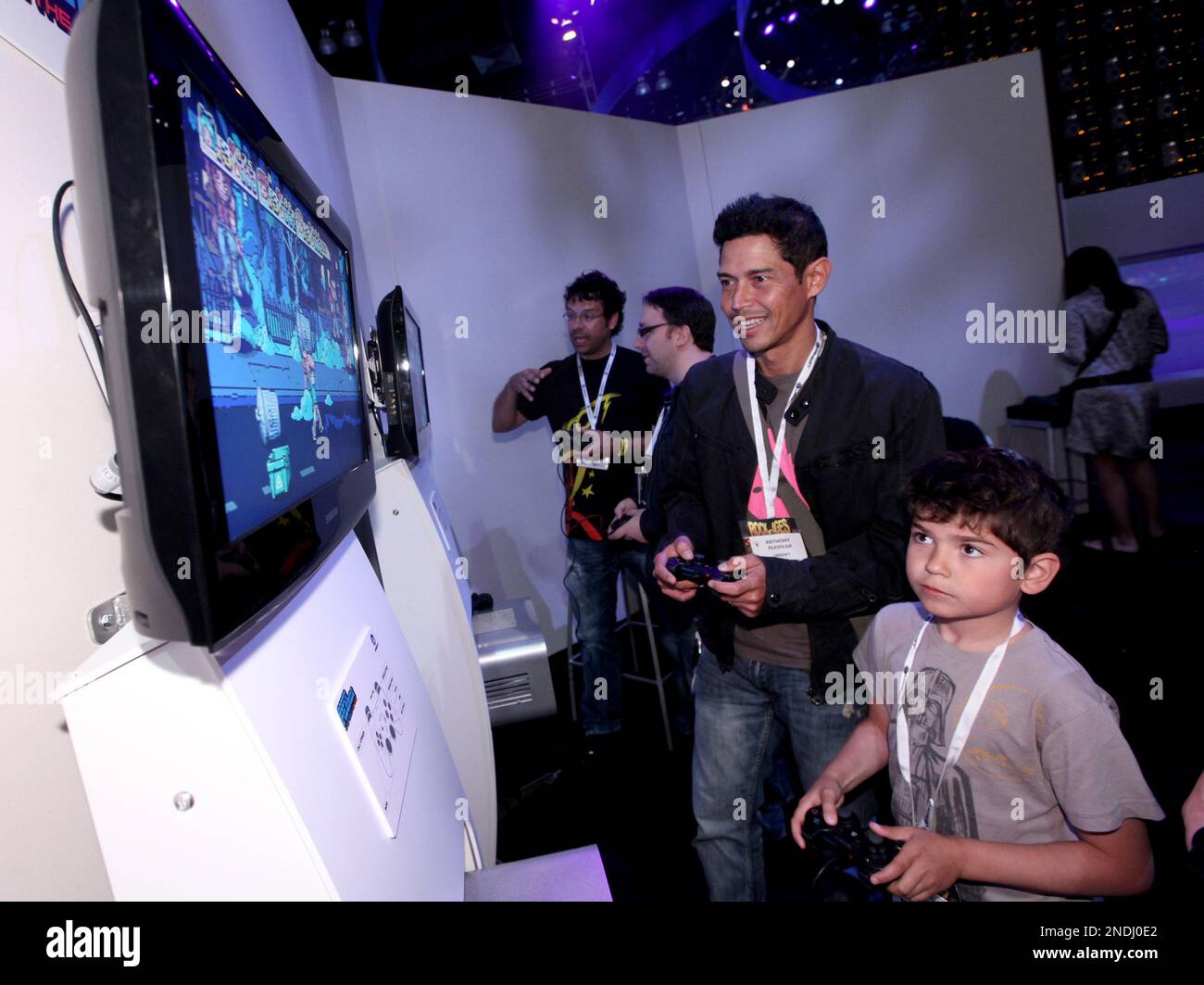 Anthony Ruivivar and his son Kainoa Ruivivar sample Might & Magic Clash ...