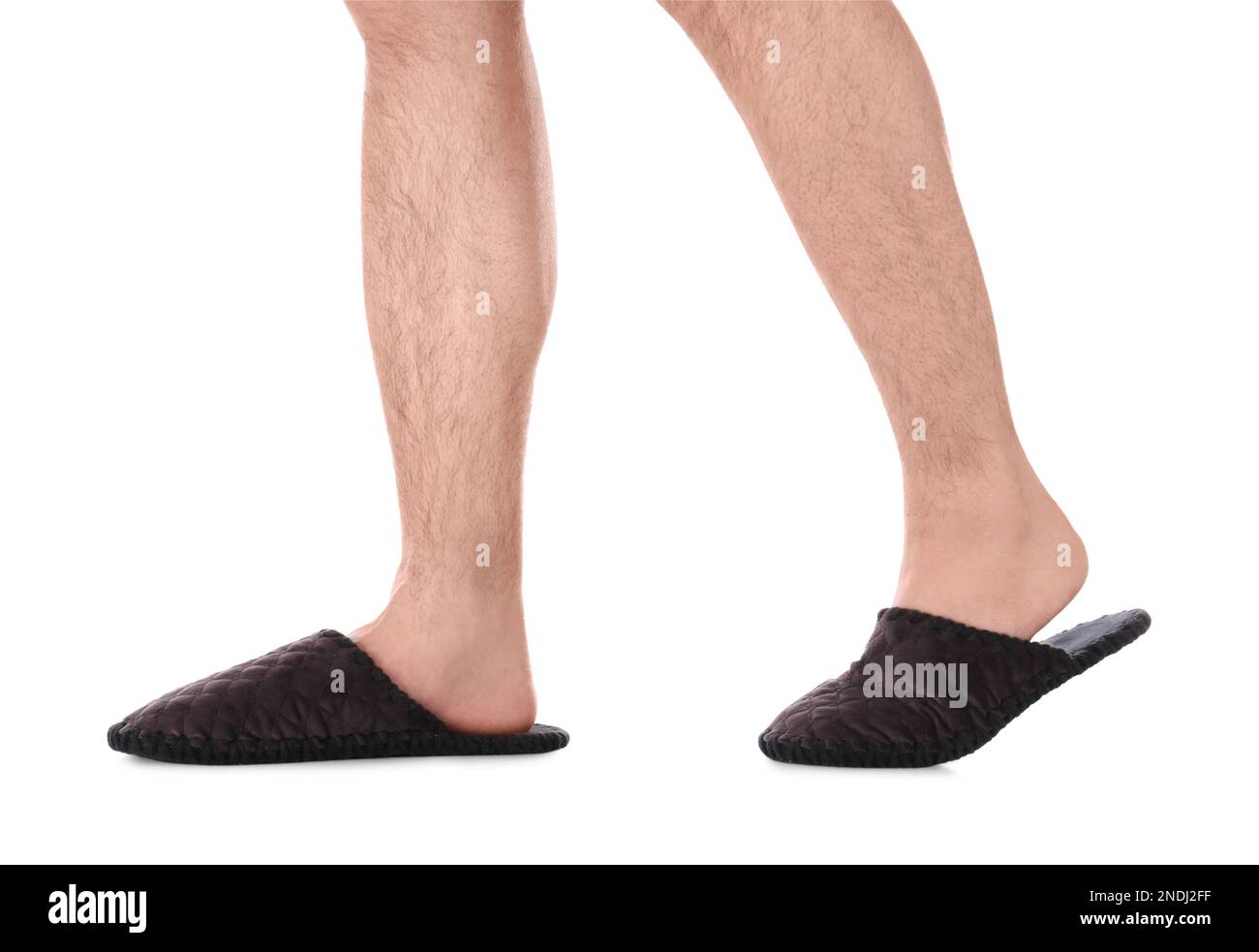 Man In Slippers Man in warm soft hi-res stock photography and images - Alamy