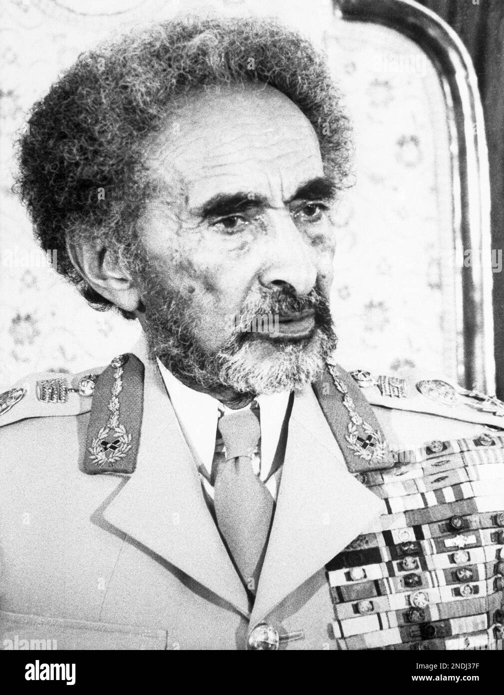 Ethiopian Emperor Haile Selassie In The Royal Palace At Addis Ababa ethiopian-emperor-haile-selassie-in-the-royal-palace-at-addis-ababa