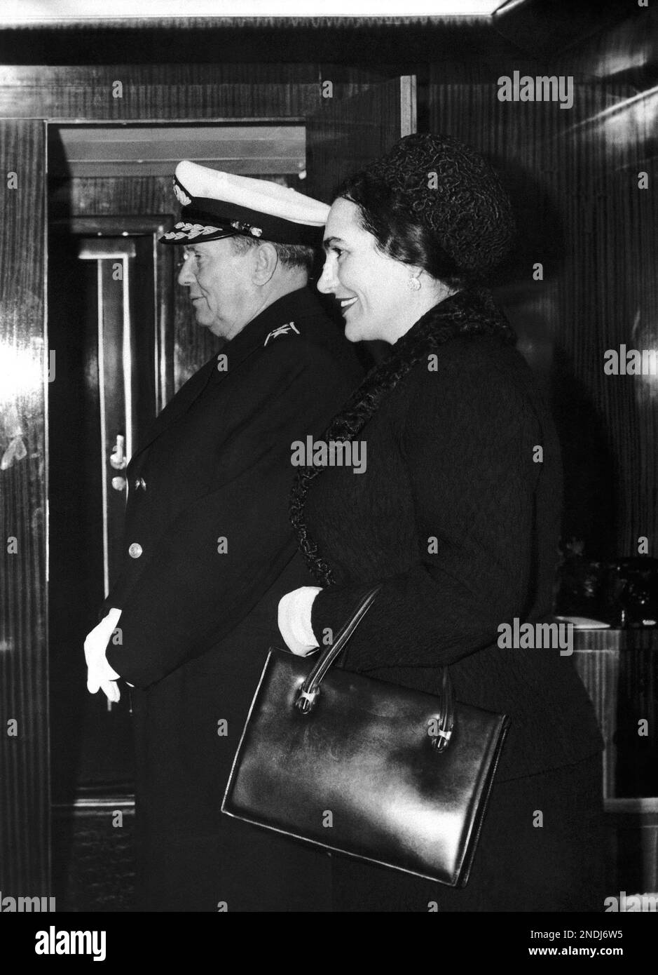 President Josip Broz Tito of Yugoslavia and his wife, Madame Jovanka ...
