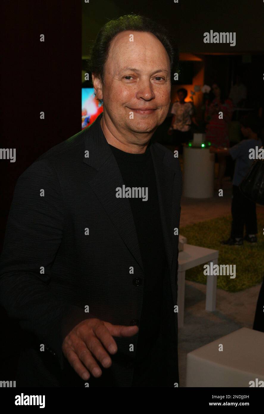 Billy Crystal poses in the celebrity lounge at the World Premiere of
