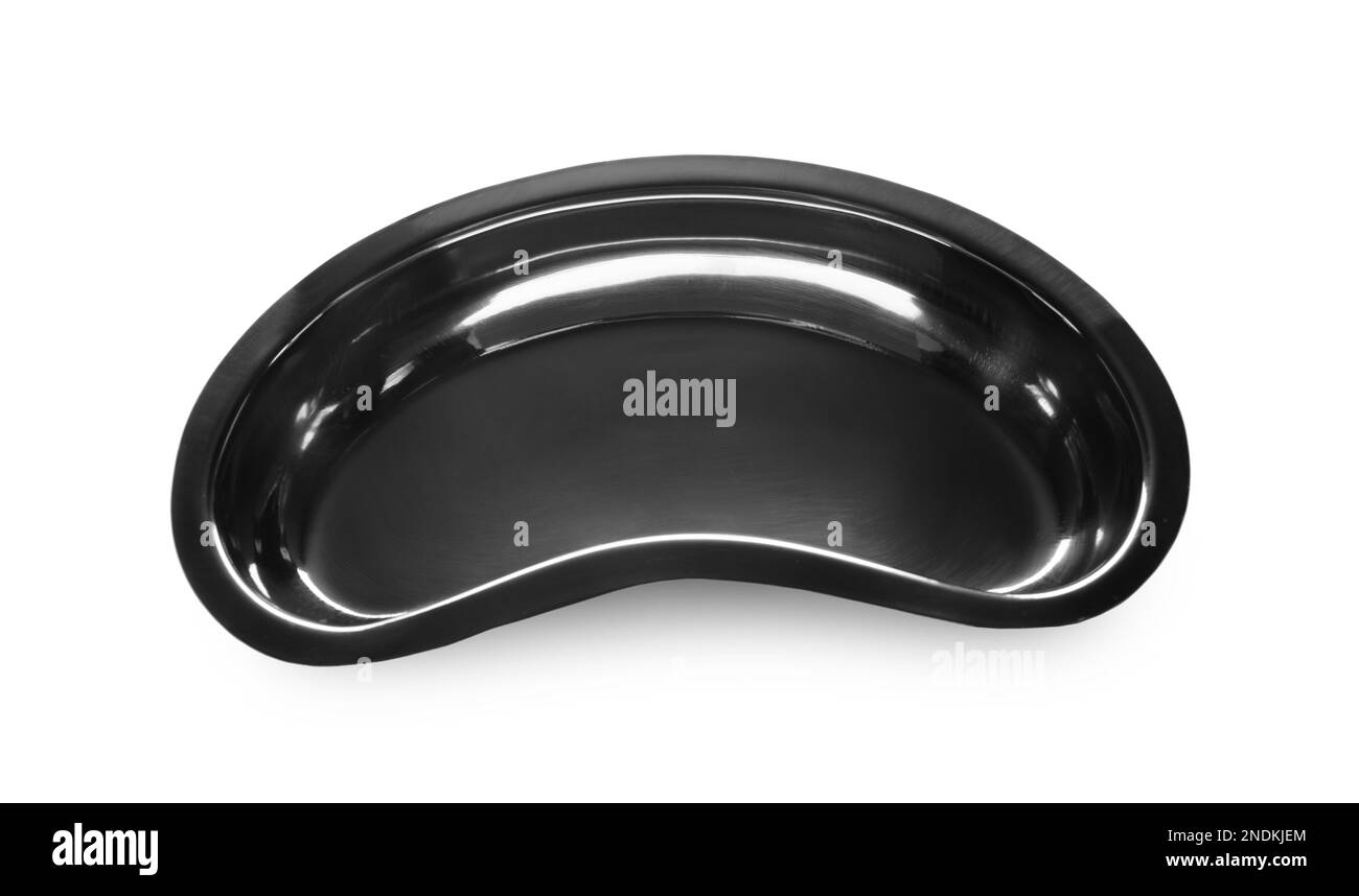 Kidney dish on white background. Surgical instrument Stock Photo Alamy