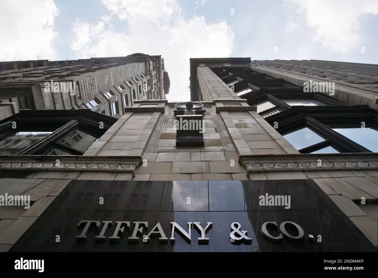 FILE - In this file photo taken Aug. 26, 2009, a Tiffany & Co. jewelry store is shown in Philadelphia. (AP Photo/Matt Slocum, File) Stock Photo