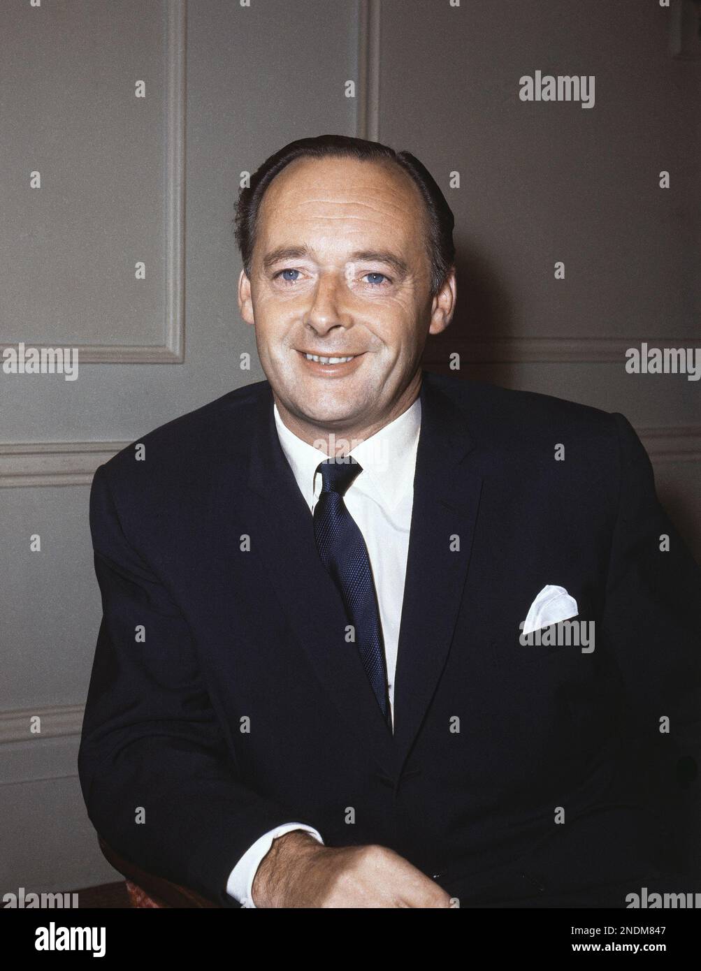 British speed King Donald Campbell in 1964, when he announced plans to