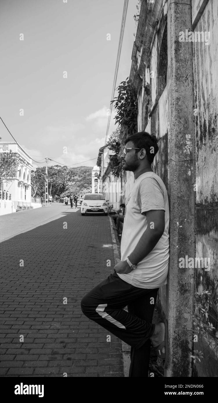 Daily life of an Asian. Sri Lanka Stock Photo