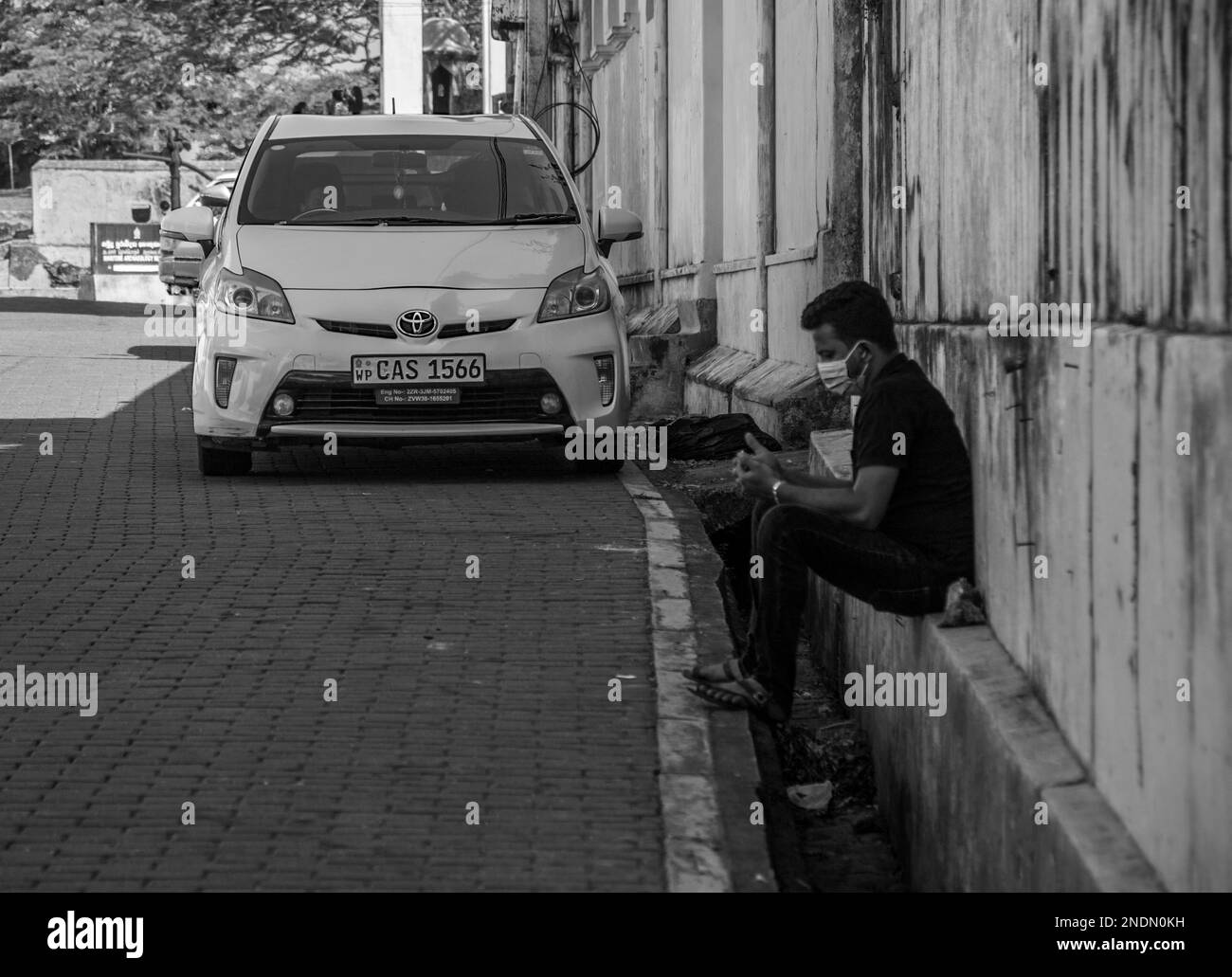 Daily life of an Asian. Sri Lanka Stock Photo