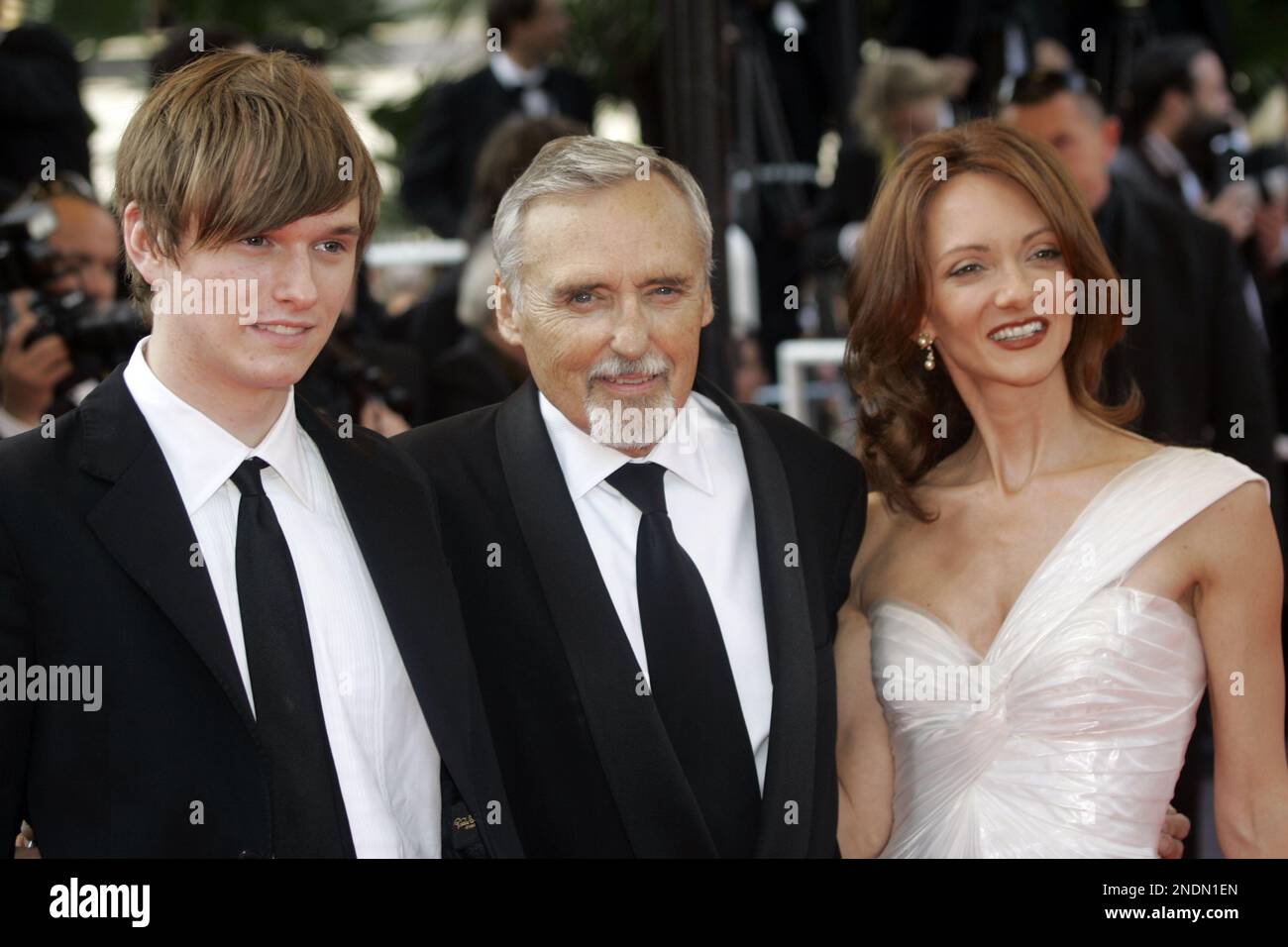 FILE - In a Wednesday, May 14, 2008 photo, Dennis Hopper, son Henry ...