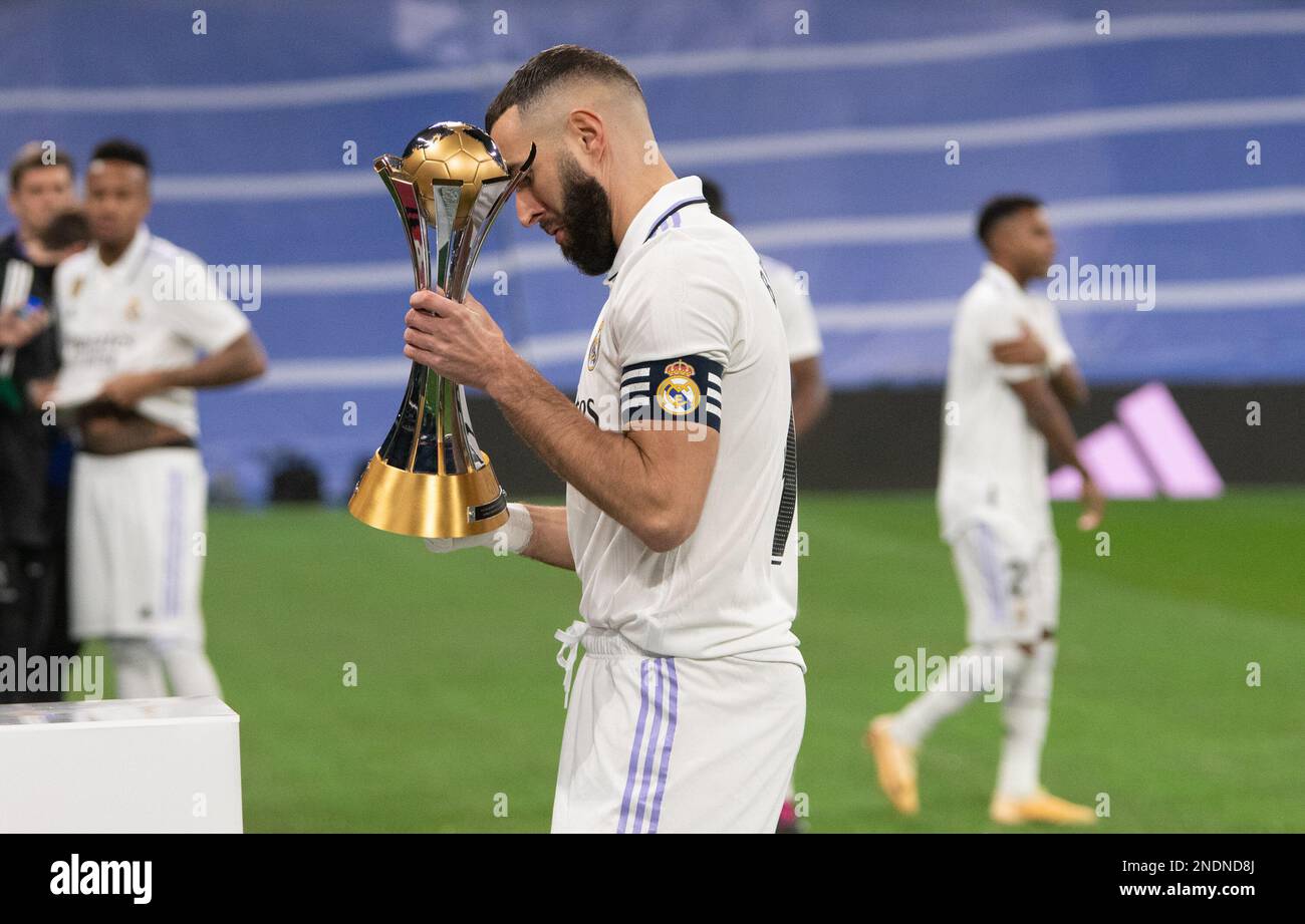 Madrid, Spain. 15th February 2023; Santiago Bernabeu Stadium, Madrid