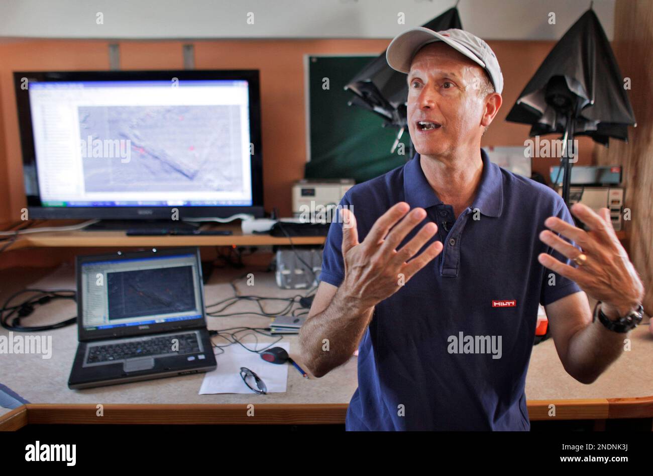 French underwater archaeologist Franck Goddio speaks about the latest