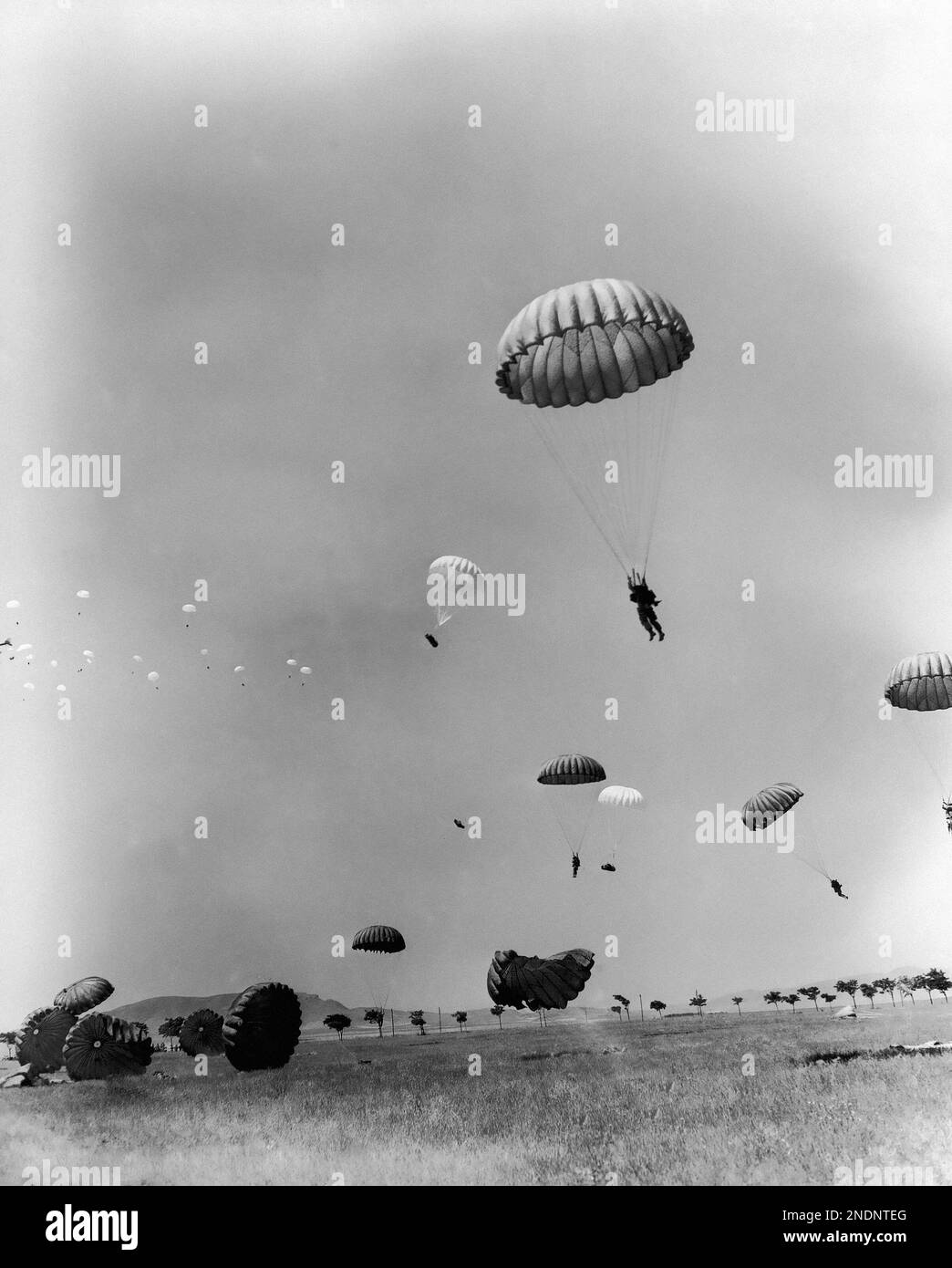 Equipment as well as men in the air, July 19, 1942. Note that