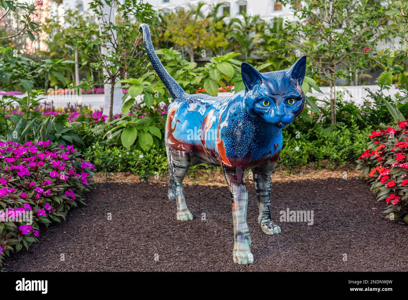 Marice Rice The Dogs and Cats Walkway and Sculpture Gardens officially opened on ...