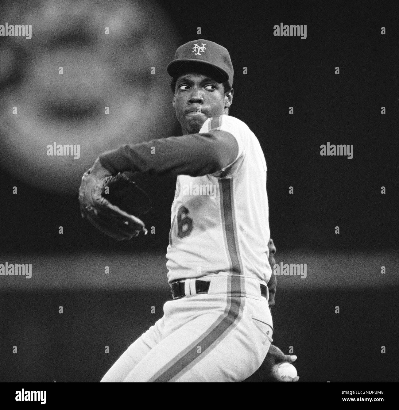 New York Mets pitcher Dwight Gooden at the Met's baseball spring training  facility in Port St. Lucie, Florida on March 11, 1989. Photo by Francis  Specker Stock Photo - Alamy