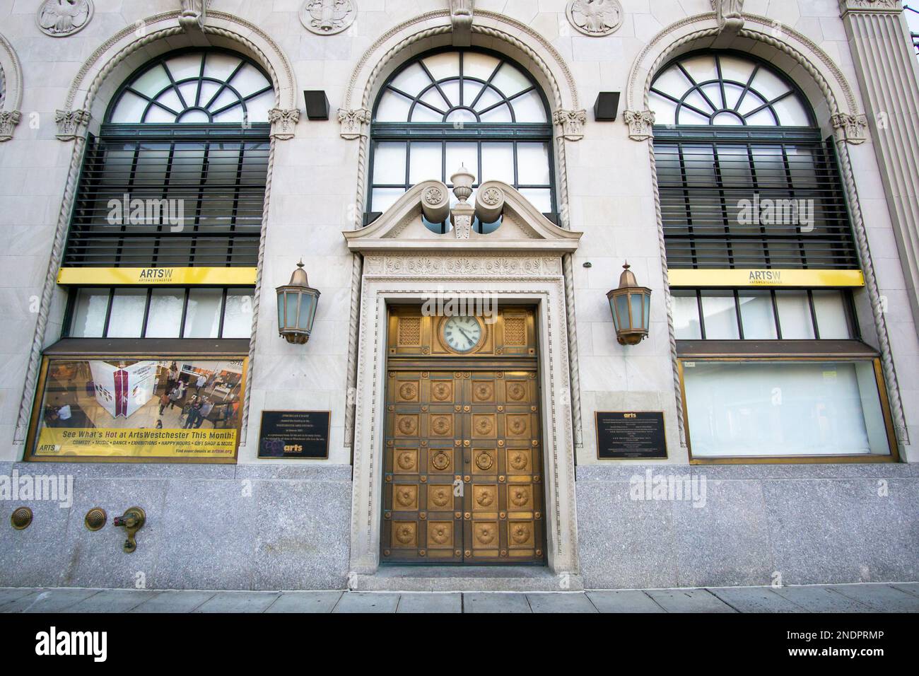 White Plains, NY USA Feb 10, 2023 Landscape view of the Arts